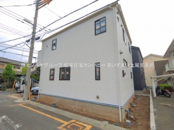 桶川市大字坂田、新築一戸建ての画像です