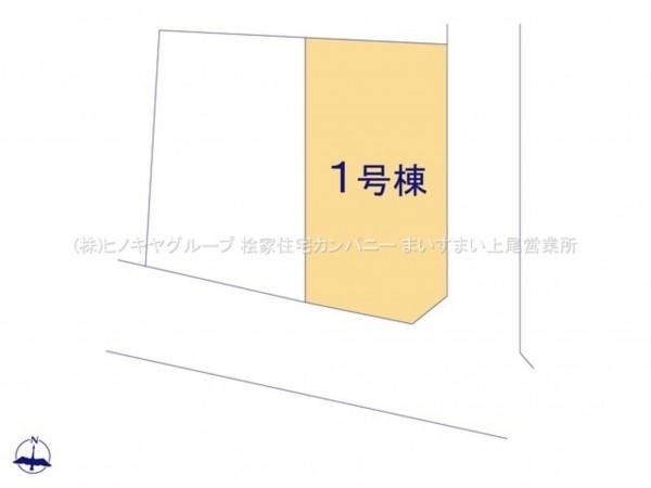 桶川市大字坂田、新築一戸建ての画像です