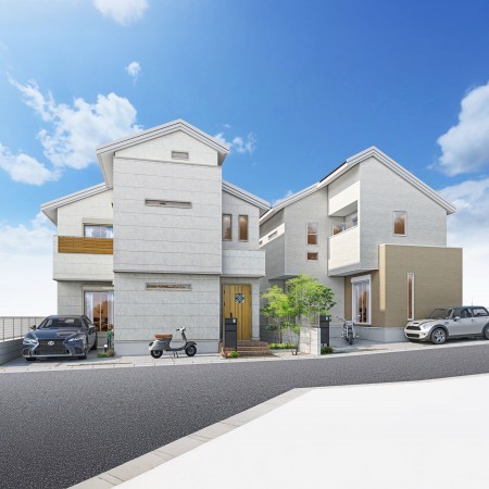 所沢市北秋津、新築一戸建ての画像です