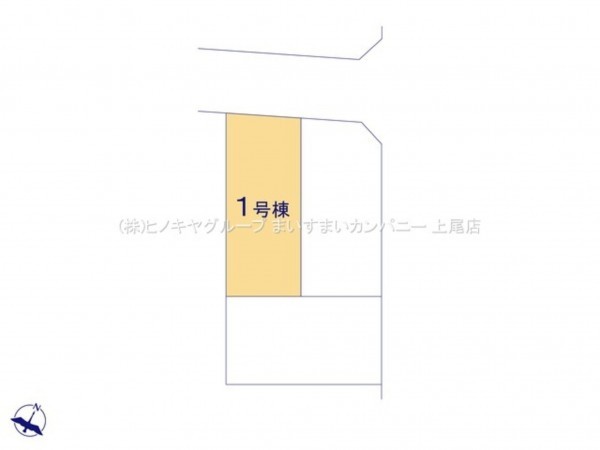 上尾市大字上、新築一戸建ての画像です