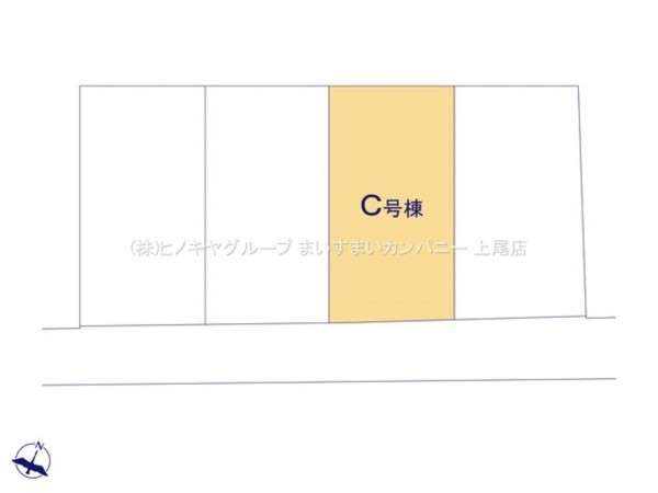 上尾市大字原市、新築一戸建ての画像です