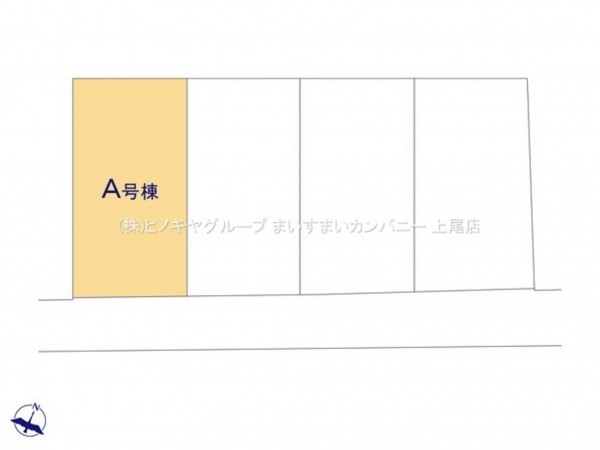 上尾市大字原市、新築一戸建ての画像です