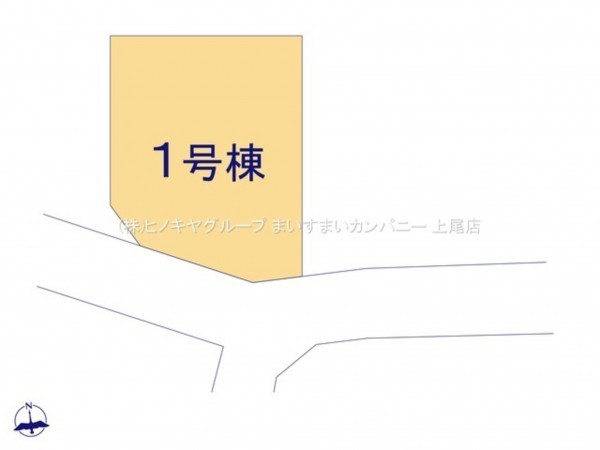上尾市大字瓦葺、新築一戸建ての画像です