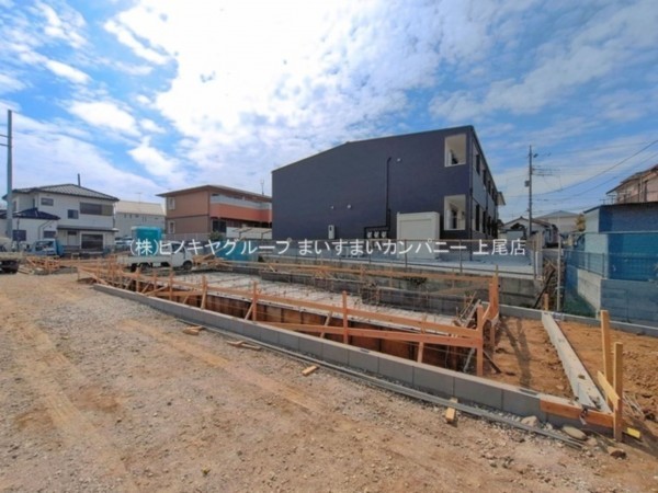 上尾市大字瓦葺、新築一戸建ての画像です