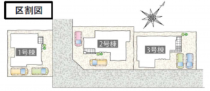 桶川市坂田西、土地の間取り画像です