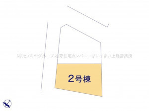 上尾市大字瓦葺、新築一戸建ての画像です