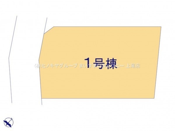 上尾市大字瓦葺、新築一戸建ての画像です