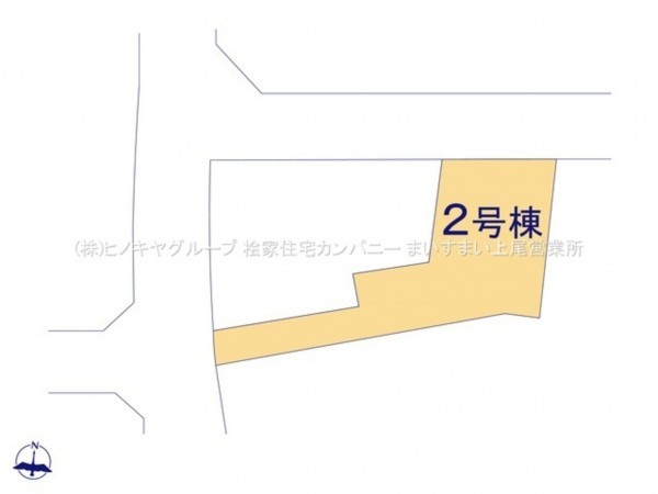 上尾市大字瓦葺、新築一戸建ての画像です