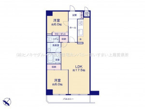 上尾市大字上尾下、マンションの間取り画像です