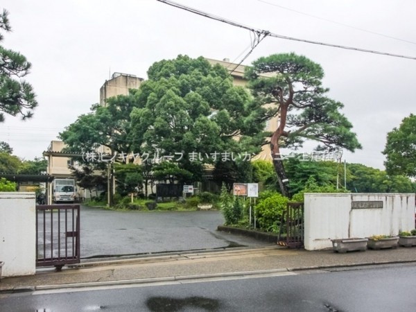 上尾市大字大谷本郷、土地の中学校画像です