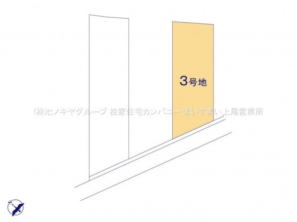 上尾市大字領家、土地の画像です