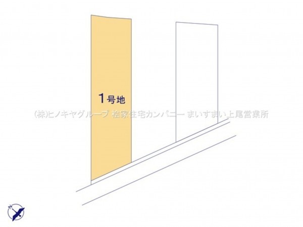 上尾市大字領家、土地の画像です