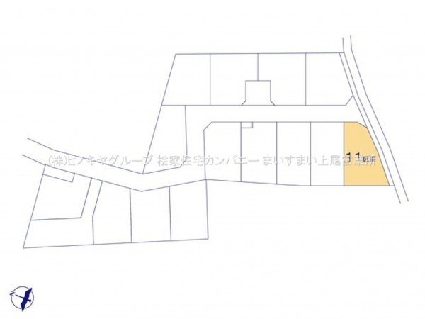 上尾市大字平塚、土地の画像です
