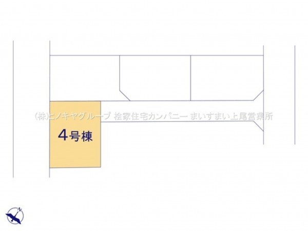 上尾市大字上、新築一戸建ての画像です