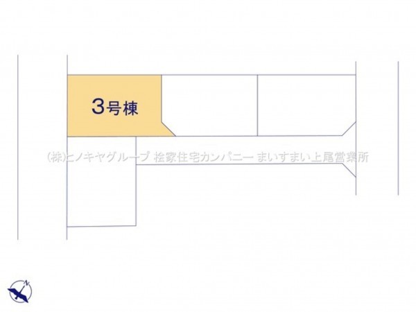 上尾市大字上、新築一戸建ての画像です