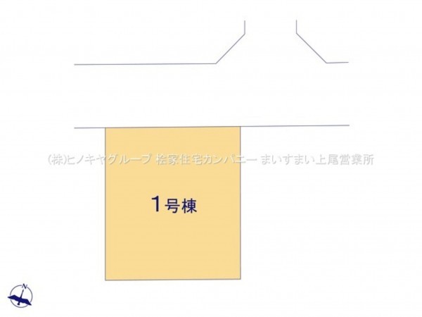 上尾市大字小泉、新築一戸建ての画像です