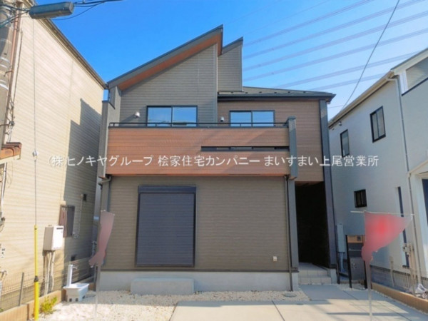 桶川市大字坂田、新築一戸建ての画像です