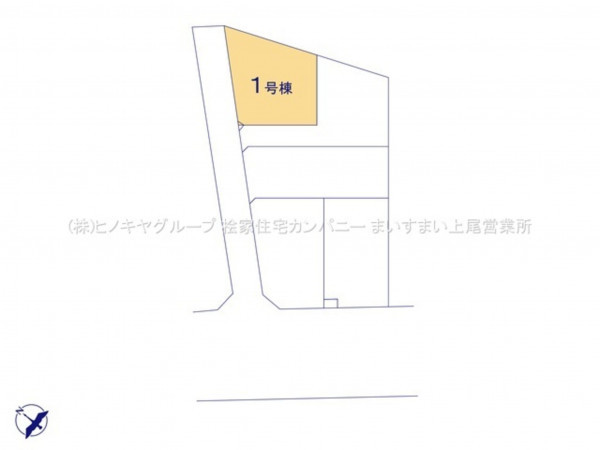 上尾市浅間台、新築一戸建ての画像です