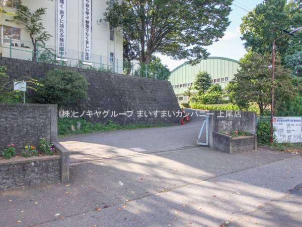 桶川市大字下日出谷、土地の中学校画像です