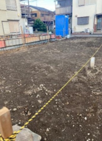 上尾市富士見、土地の画像です