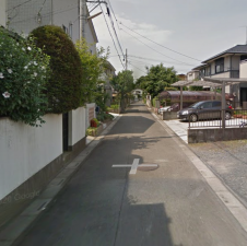 桶川市朝日、土地の周辺の街並み画像です