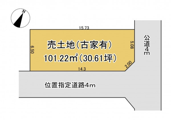 さいたま市南区松本、土地の間取り画像です