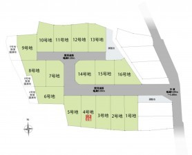 静岡市駿河区向手越、土地の間取り画像です