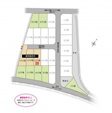 静岡市清水区北脇新田、土地の間取り画像です