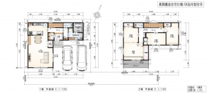 静岡市清水区高橋、新築一戸建ての間取り画像です