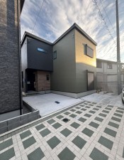 静岡市駿河区敷地、新築一戸建ての画像です