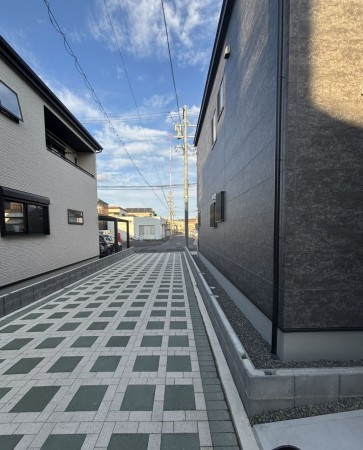 静岡市駿河区敷地、新築一戸建ての画像です