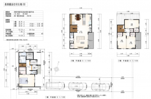 静岡市駿河区曲金、新築一戸建ての間取り画像です