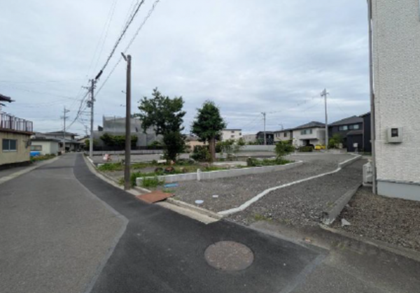 静岡市駿河区丸子新田、土地の画像です