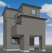 静岡市駿河区有東、新築一戸建ての画像です