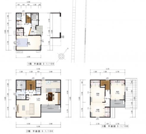 静岡市駿河区有東、新築一戸建ての間取り画像です